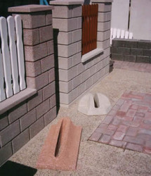 pravokotni  (pran rdeč), šestkotni (efekt peskano) kolesnik